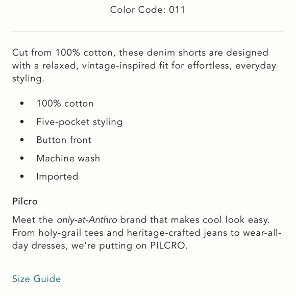 Anthropologie The Devon Denim Shorts by Pilcro - Picture 5 of 5